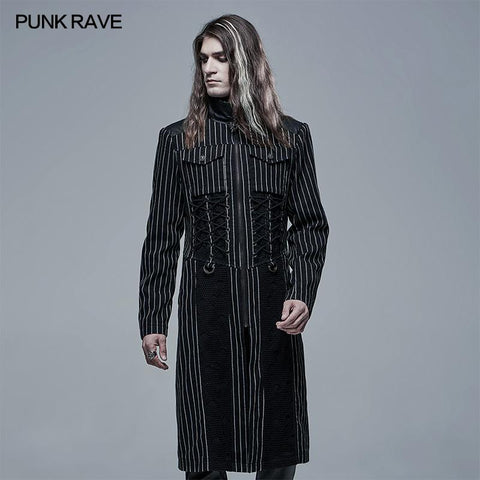 Punk Mittellange Jacke