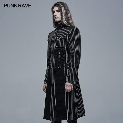 Punk Mittellange Jacke