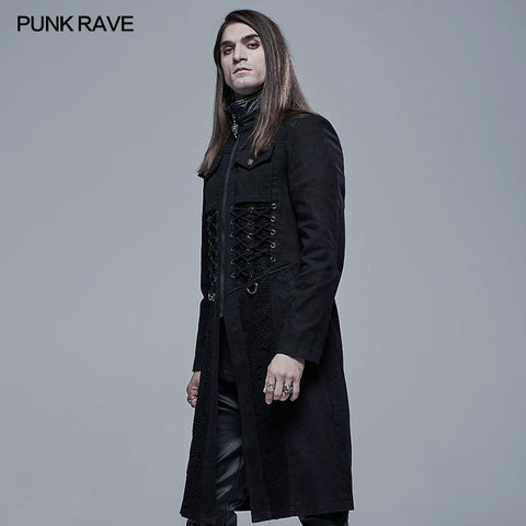 Punk Mittellange Jacke