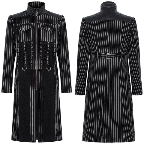 Punk Mittellange Jacke