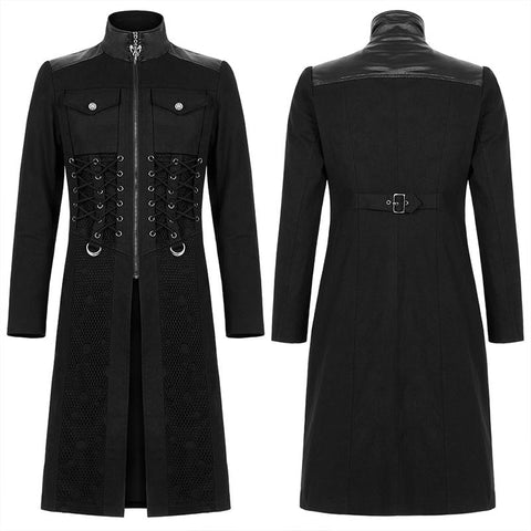 Punk Mittellange Jacke