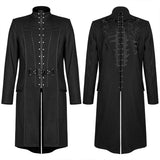 Goth hübsche mittellange bestickte Jacke