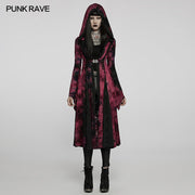 Goth Dark Wizard Langer Mantel