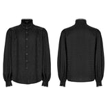 Gotisches Hemd aus Jacquard mit Drachenschuppen