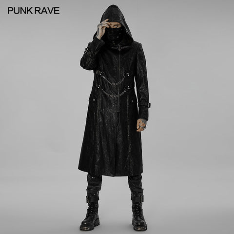 Dekadent gestreifter Punk-Mantel