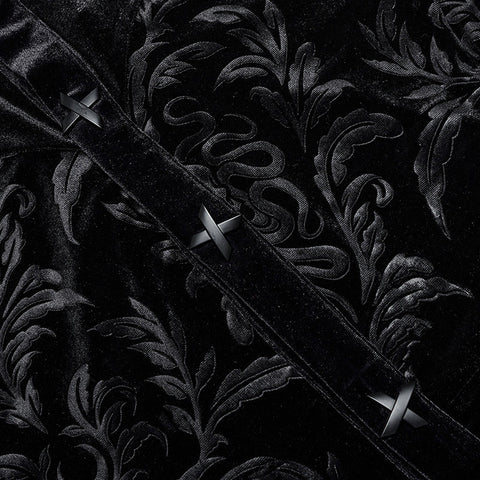 Lockeres Gothic-Print-Shirt