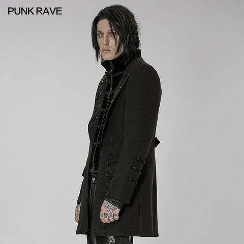 Goth-Mantel aus Wollimitat