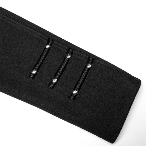 Goth-Mantel aus Wollimitat