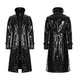 Gothic-Lackleder-Langmantel