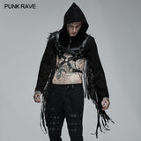 Jacke mit Punk-Persönlichkeit und Quasten