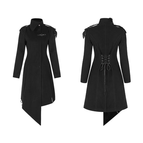 Einfacher Wollmantel in Militäruniform