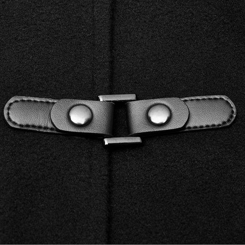 Einfacher Wollmantel in Militäruniform