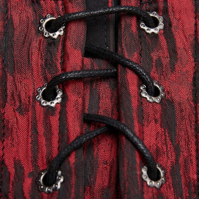 Goth Mottled Beaded Waist Seal Coset