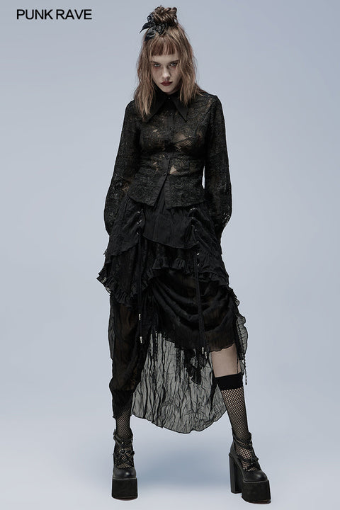 2022 Gothic Lolita-Hemd