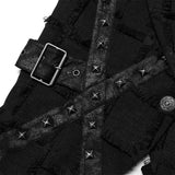 Gothic bedrucktes Langarmshirt