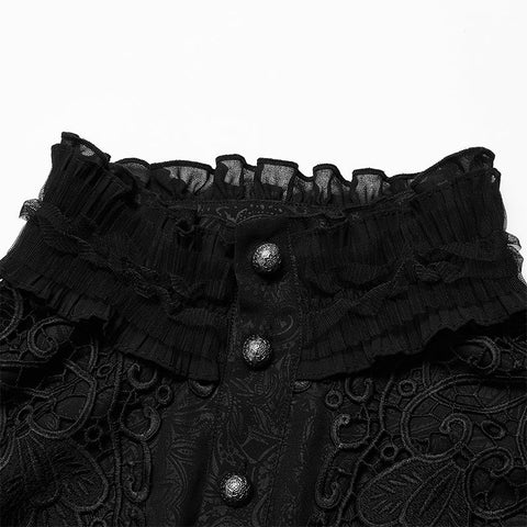 Gothic asymmetrisches Hemd